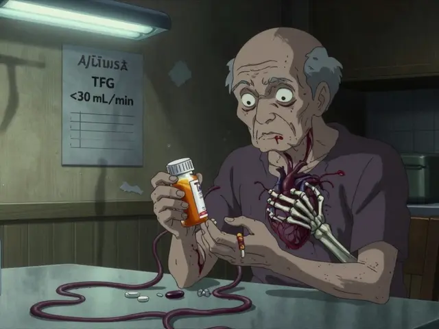 Antacides et maladie rénale : les liants phosphorés et leurs interactions