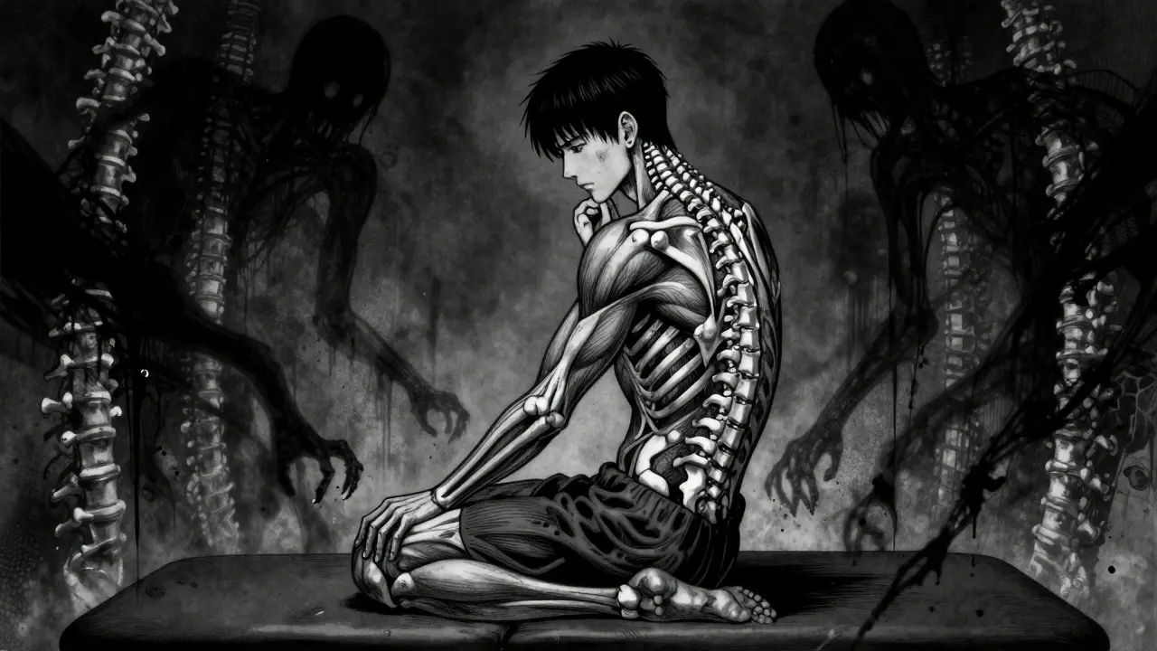 Manga horreur : rééducation cervicale et retraite de la douleur